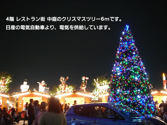 2013年11月 東京スカイツリー クリスマスツリー 高さ 約6m
