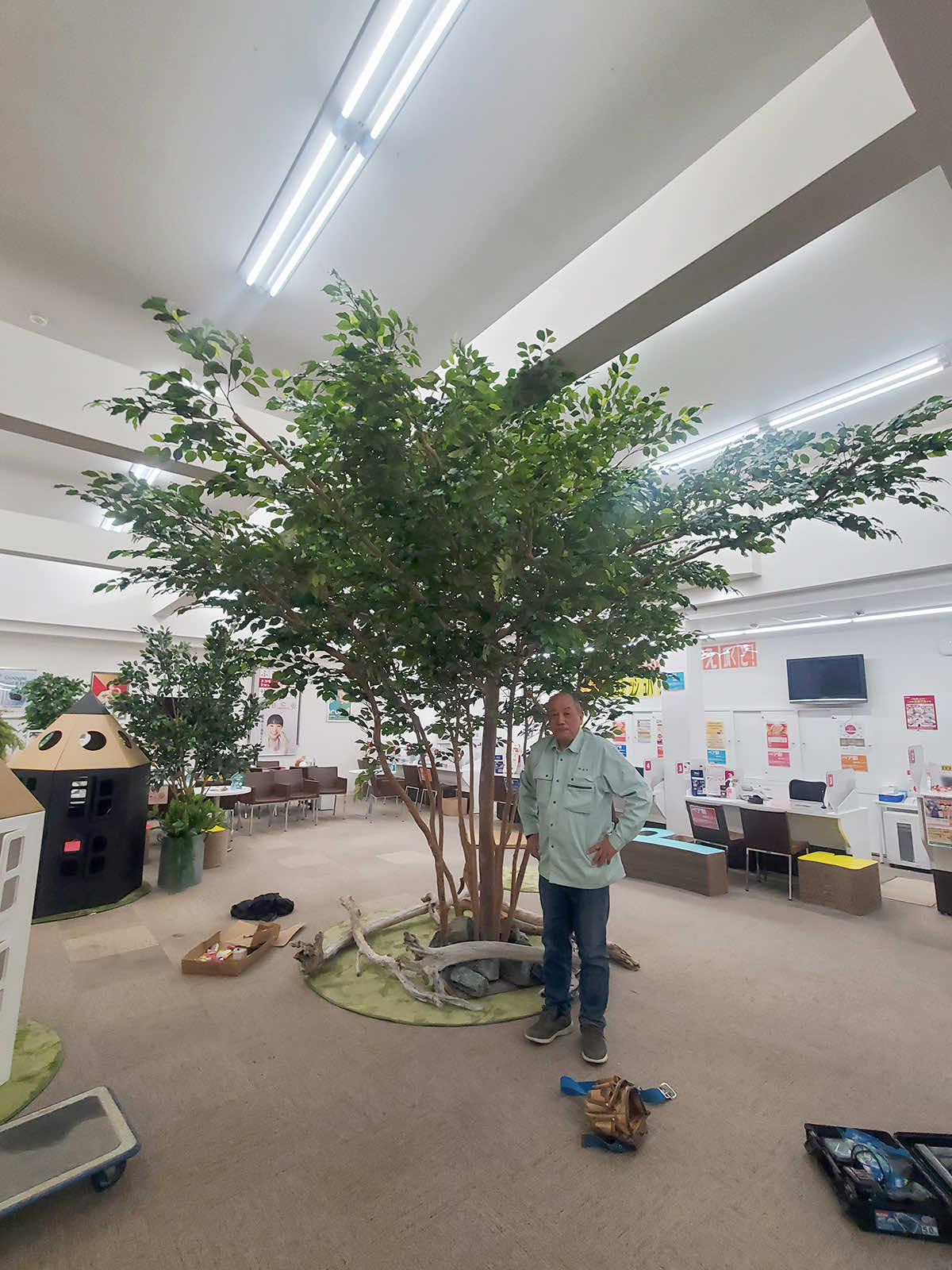 2024年3月鳥取県 企業様 人工樹木