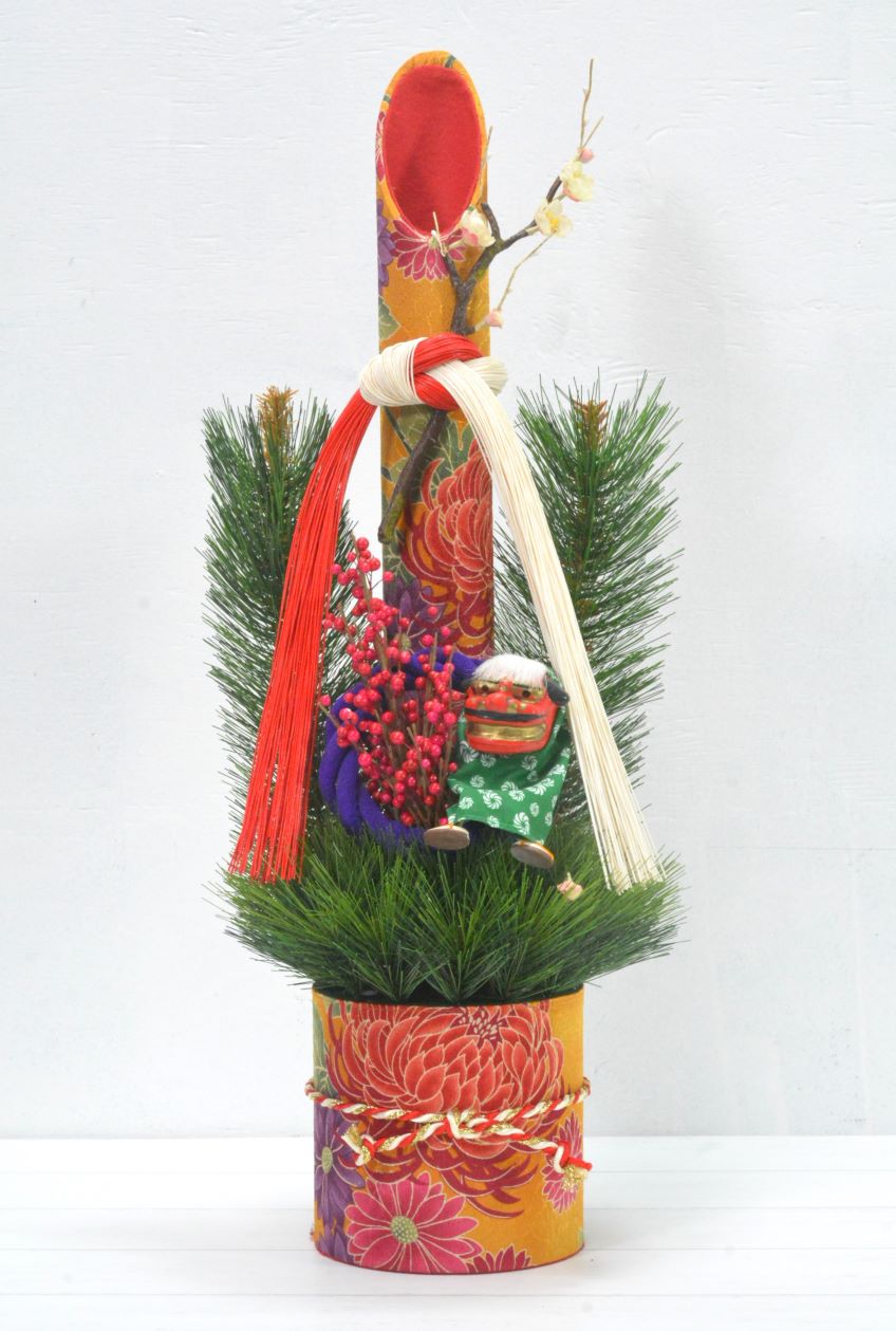 ちりめん門松(1点物)