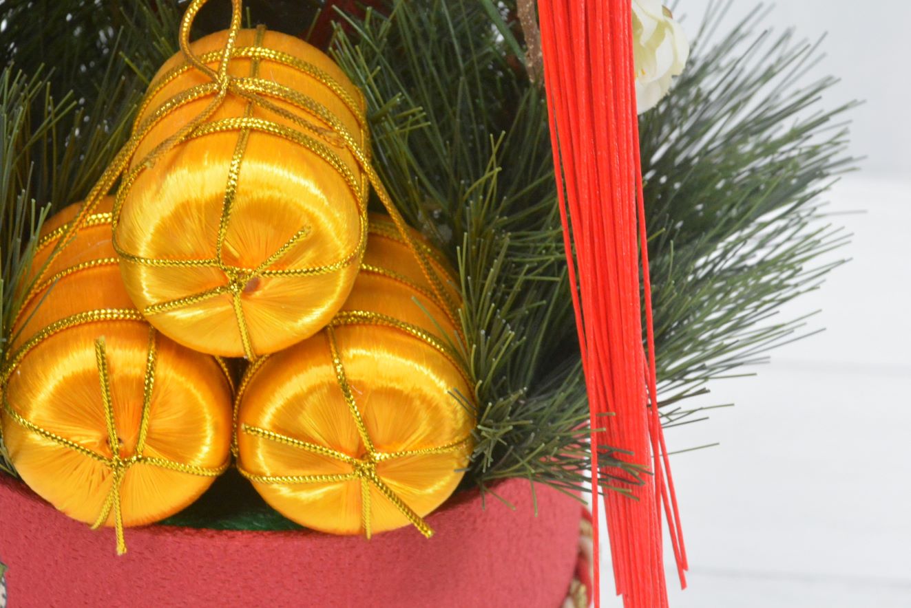 ちりめん門松(1点物)