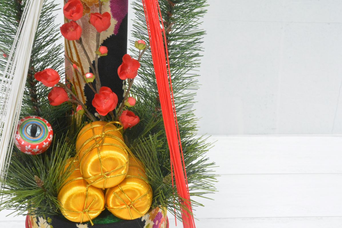 ちりめん門松(1点物)