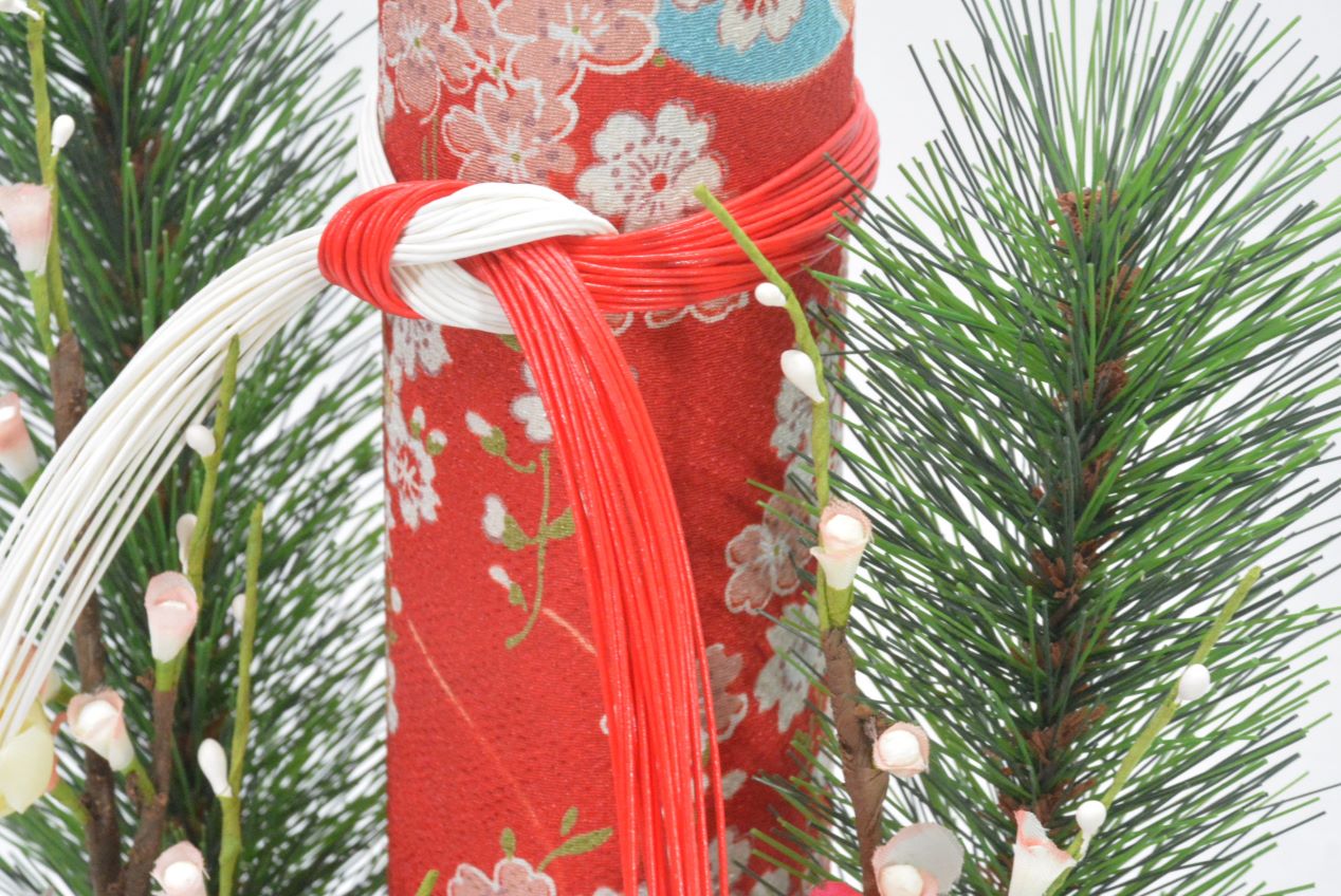 ちりめん門松(1点物)