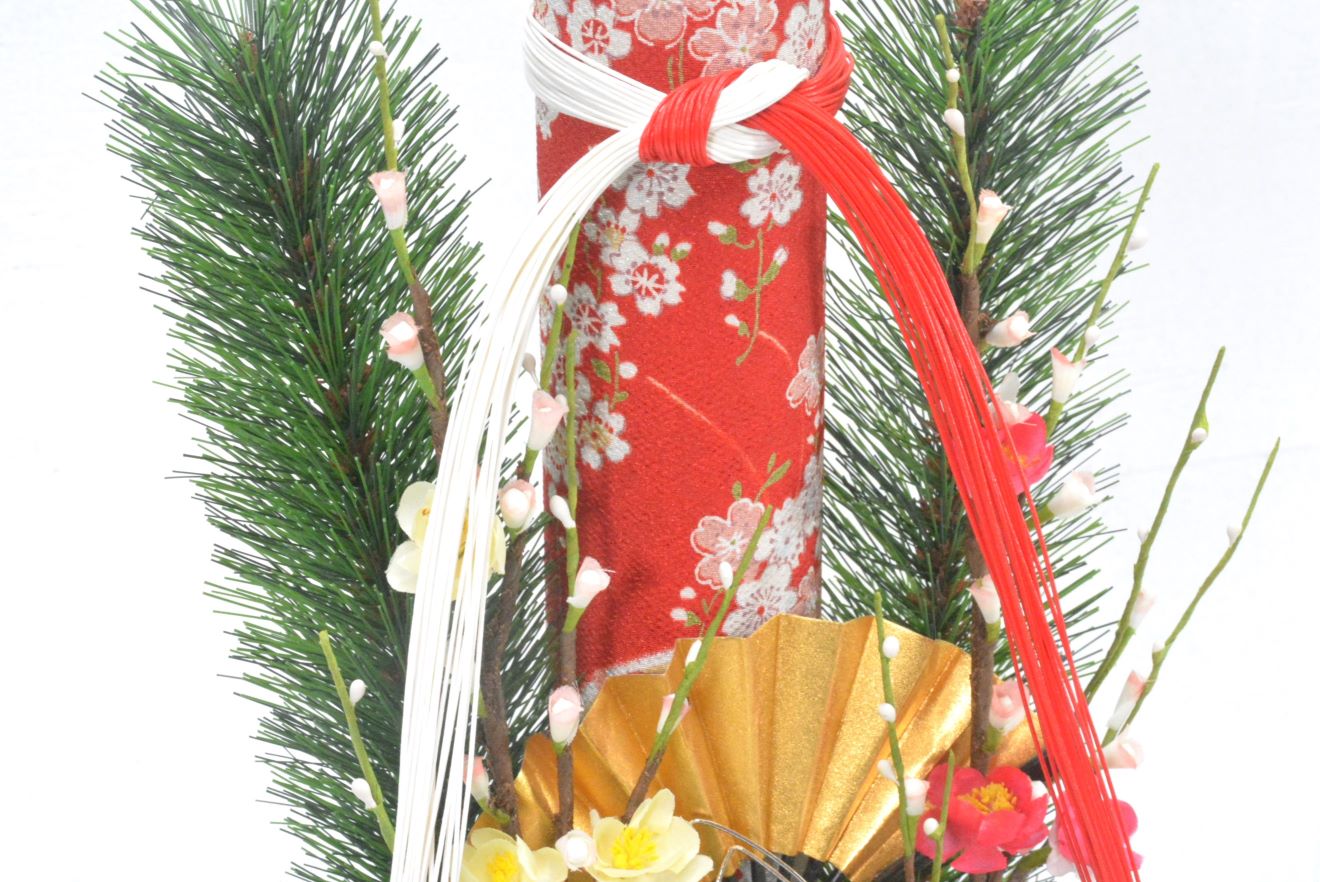 ちりめん門松(1点物)