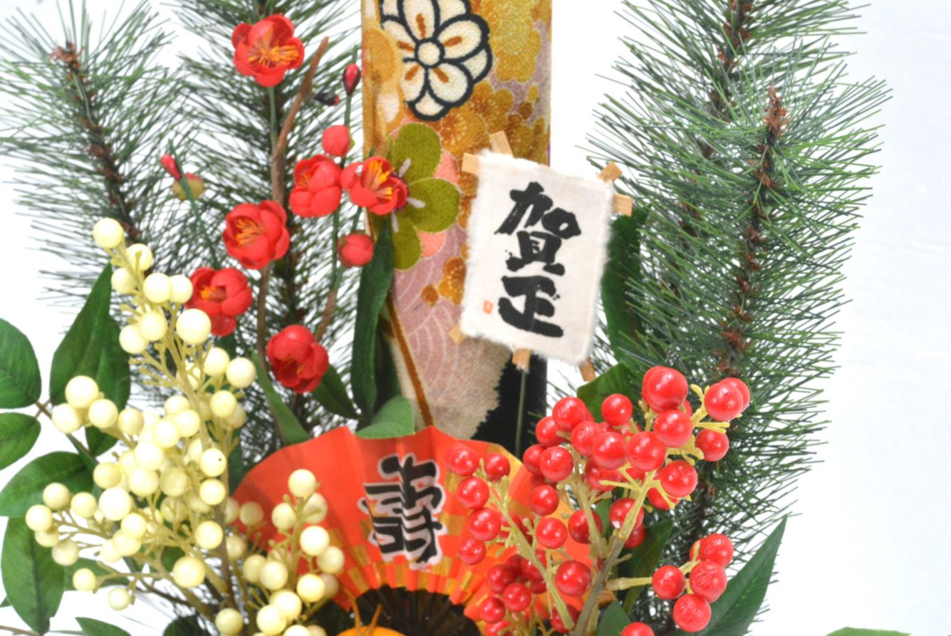 ちりめん門松(1点物)