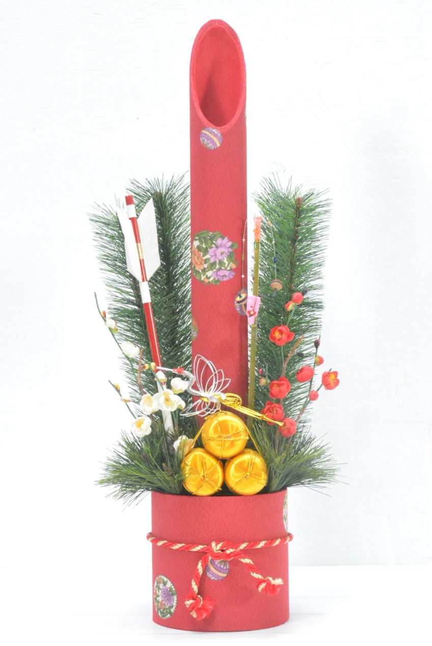 ちりめん門松(1点物)