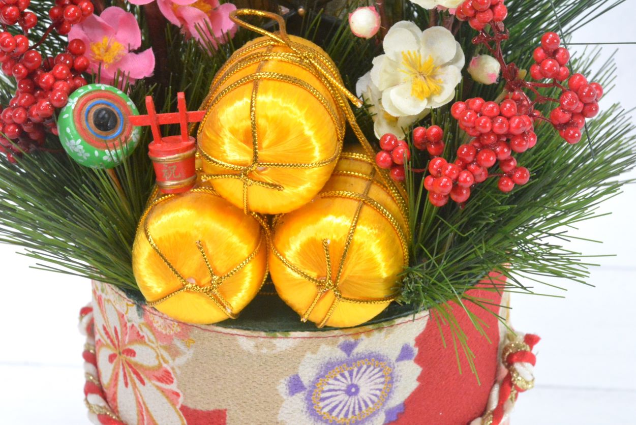 ちりめん門松(1点物)