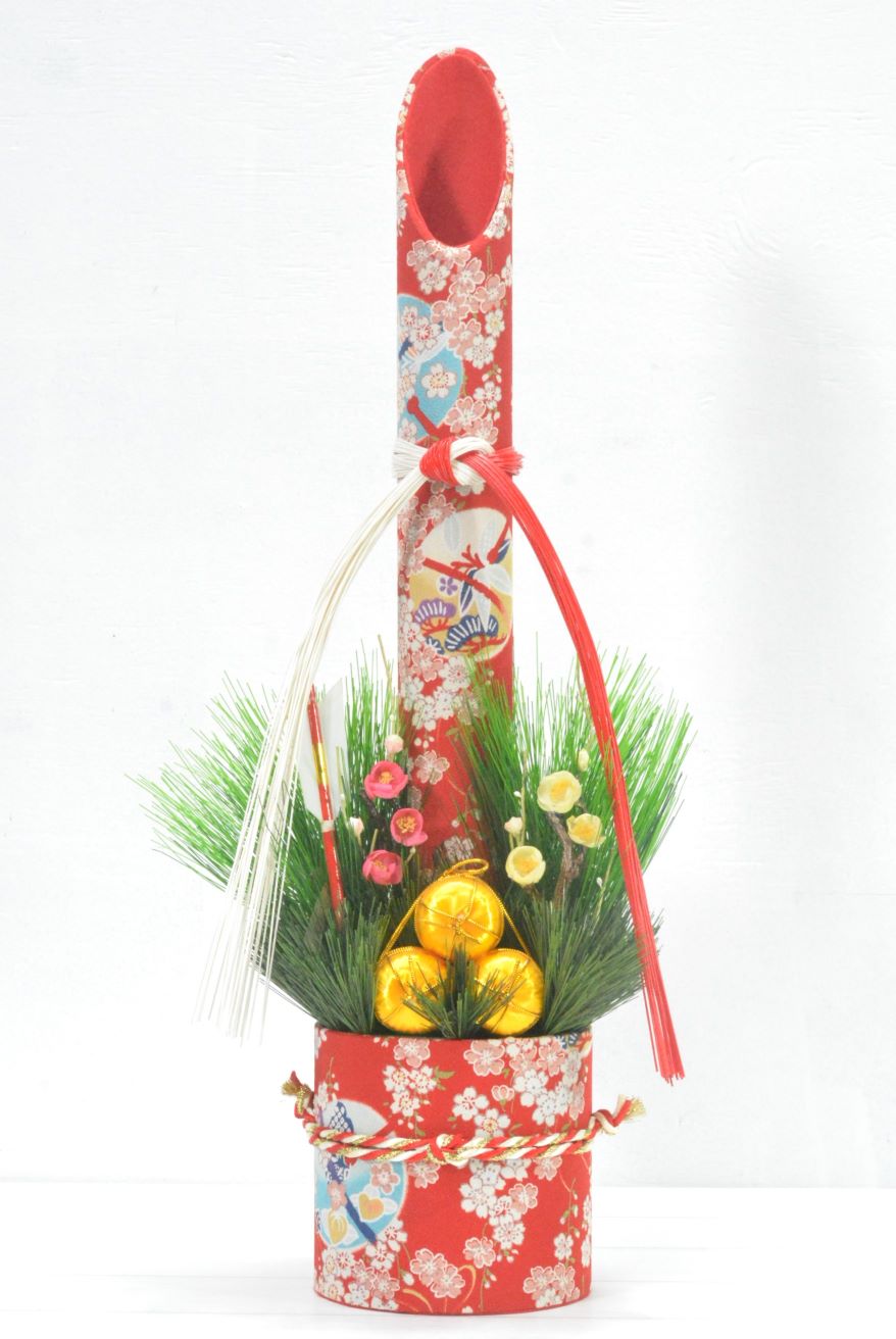 ちりめん門松(1点物)