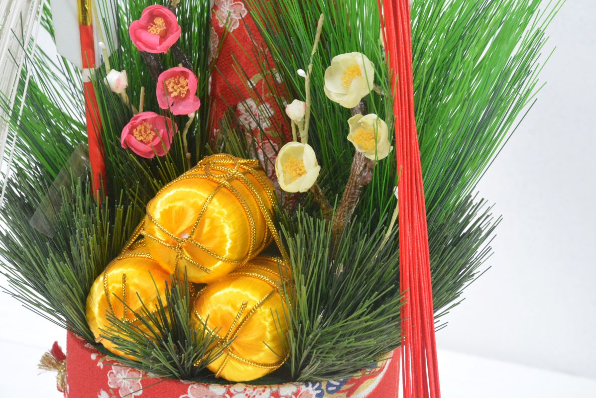 ちりめん門松(1点物)