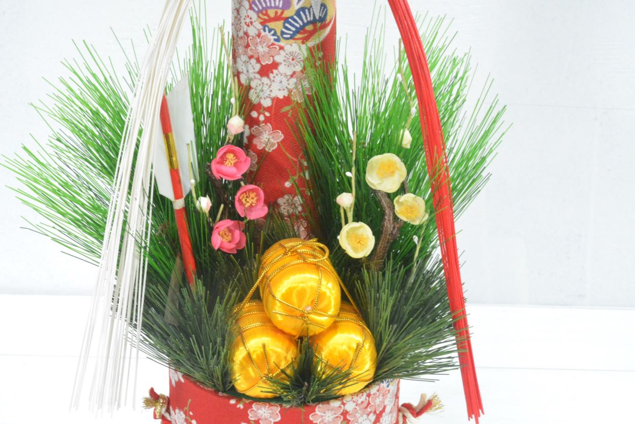 ちりめん門松(1点物)