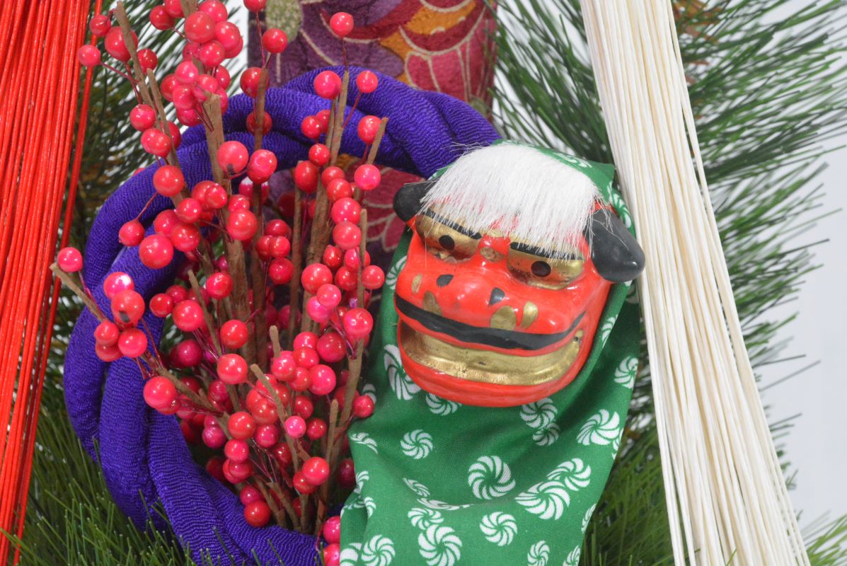 ちりめん門松(1点物)