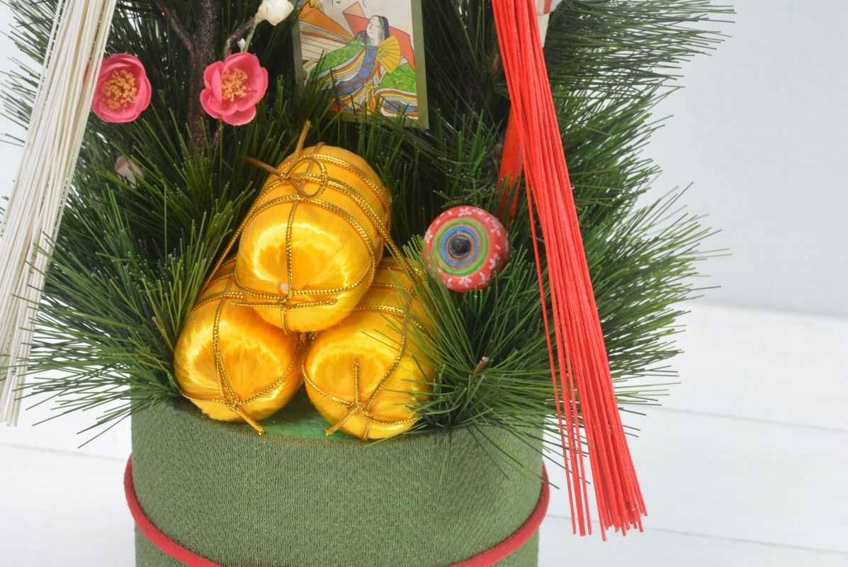 ちりめん門松(1点物)