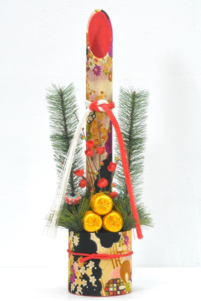 ちりめん門松(1点物)