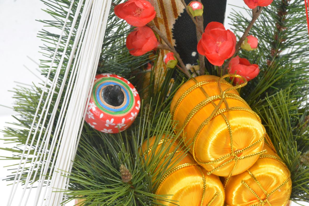 ちりめん門松(1点物)