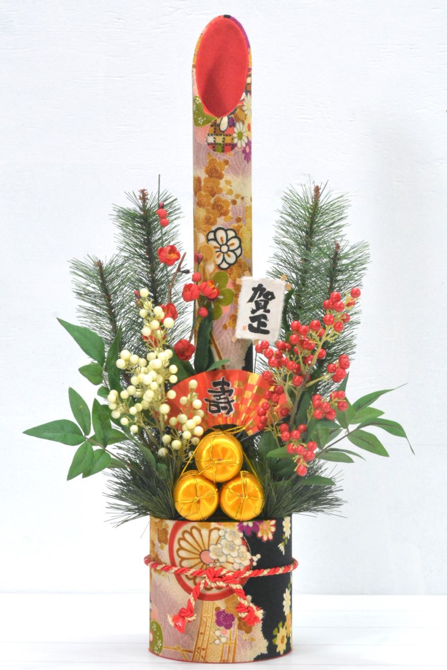 ちりめん門松(1点物)