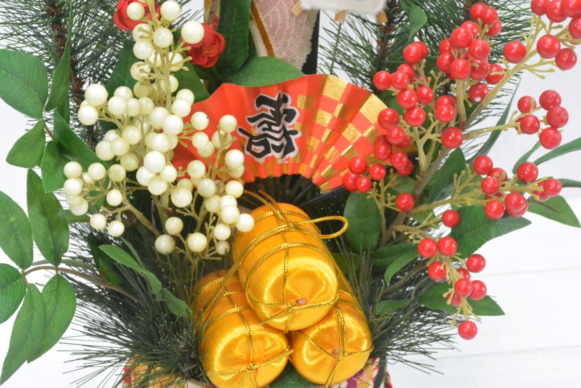 ちりめん門松(1点物)