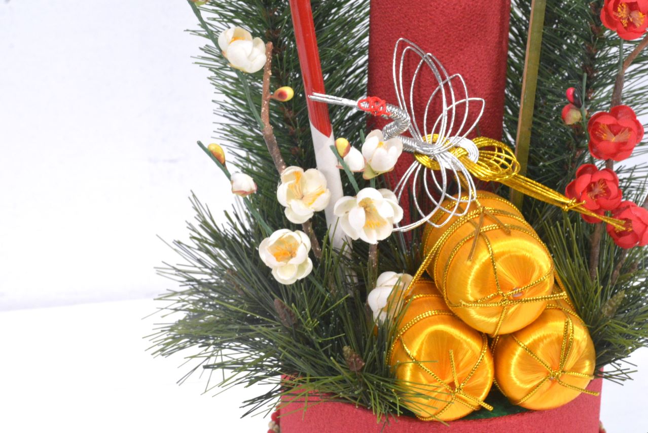 ちりめん門松(1点物)