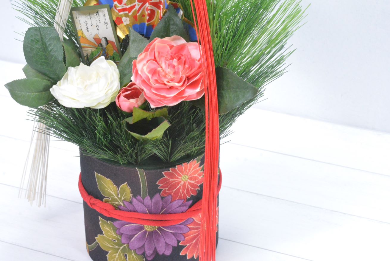 ちりめん門松(1点物)